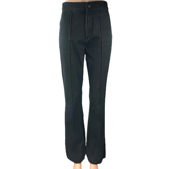 GAP Pants - Gap Women's Black Stretch Pleated Flared Bootcut Trouser Dress Pants Size 6